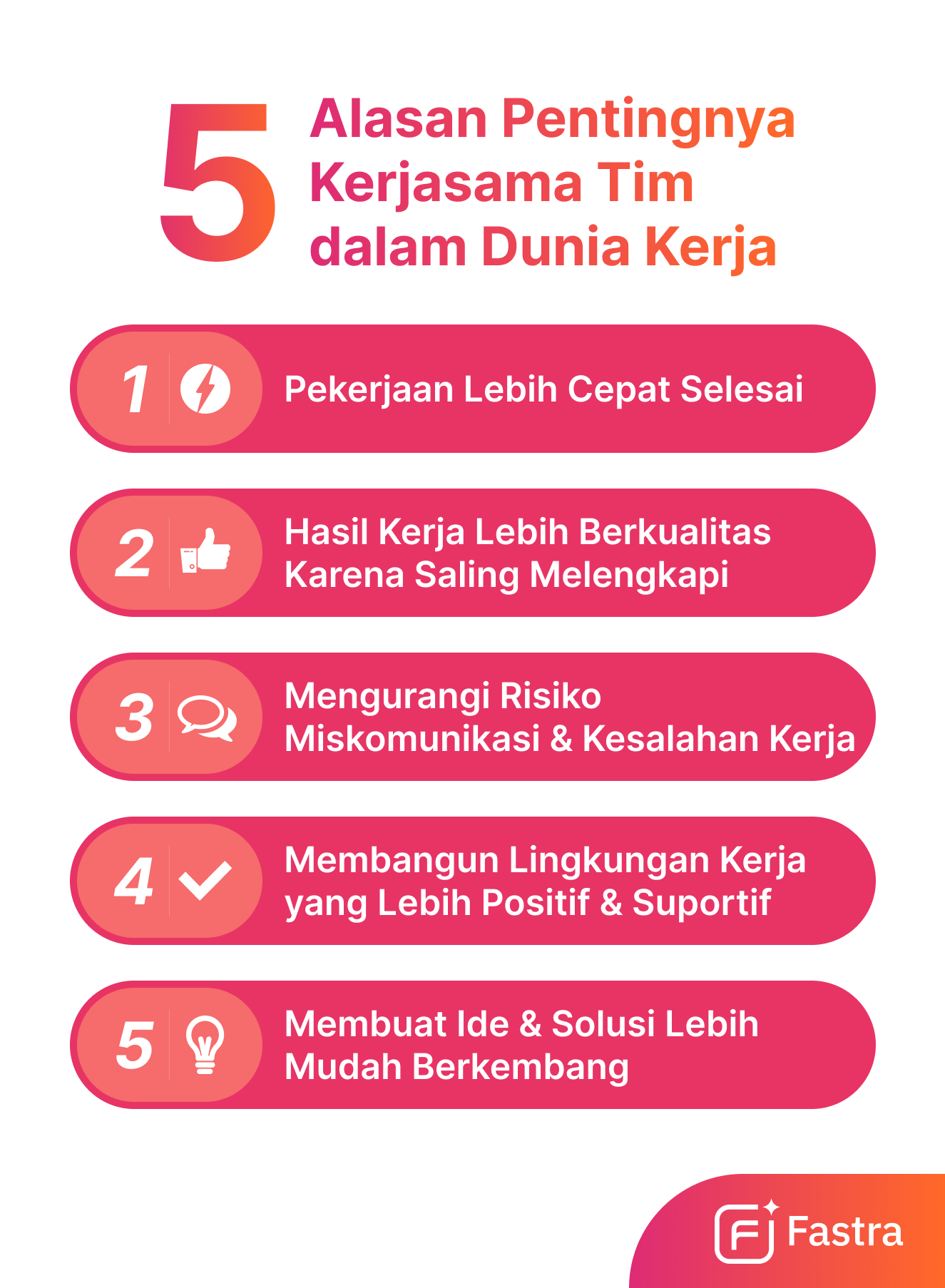 manfaat kerjasama tim