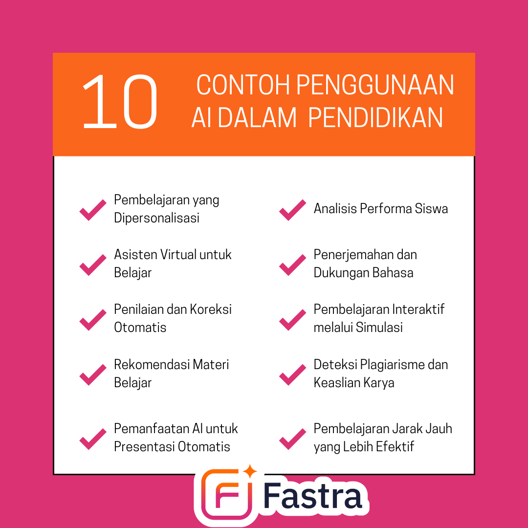 contoh penggunaan ai dalam pendidikan